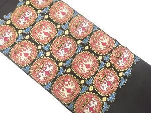 アンティーク　名物太子丸錦織り出し袋帯（着用可）